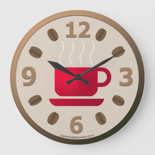 Java in de ochtend grote klok (Voorkant)