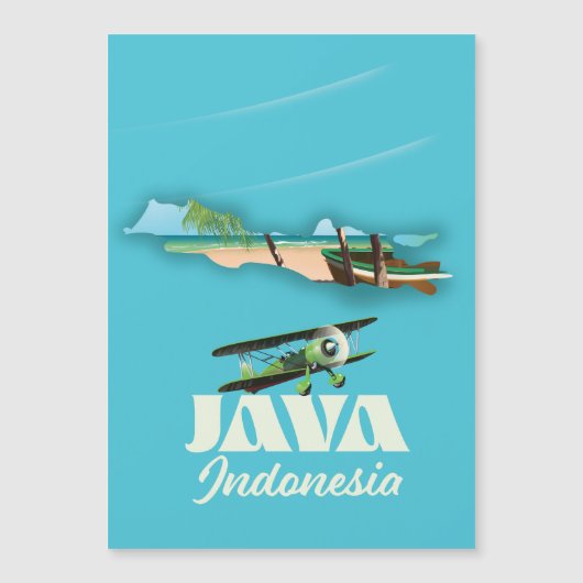 Java Indonesië kaart (Voorkant)