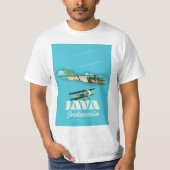 Java Indonesië kaart T-shirt (Voorkant)