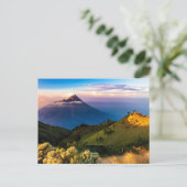 Java, Indonesië, landschapsfoto Briefkaart (Staand voorkant)