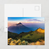 Java, Indonesië, landschapsfoto Briefkaart (Voorkant / Achterkant)