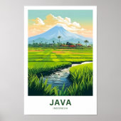 Java Indonesië Reisprint Poster (Voorkant)