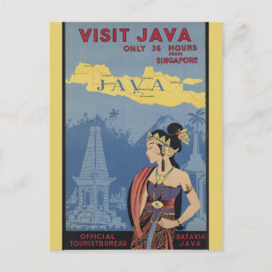 Java Indonesië Reizen Briefkaart