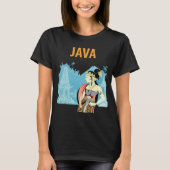 Java Indonesië Tempel Erfgoed Reizen T-shirt (Voorkant)