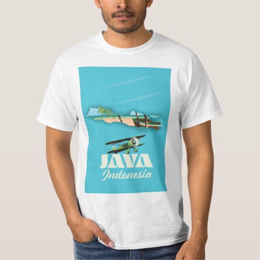 Java indonsia-kaart t-shirt (Voorkant)