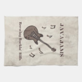 Java Jams-Brouwen Rockin 'Riffs-Coffee-Gitaar- Theedoek (Horizontaal)