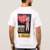 Java Jane "Niet gewoon hun afscheid kussen" T-shirt (Achterkant)