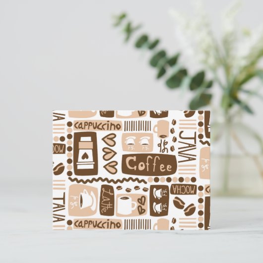 Java Java! Briefkaart (Staand voorkant)