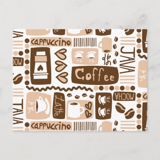 Java Java! Briefkaart (Voorkant)