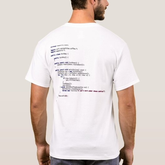 Java Java shirt (Achterkant)