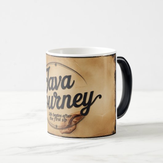 Java Journey Magische Mok (Voorkant rechts)