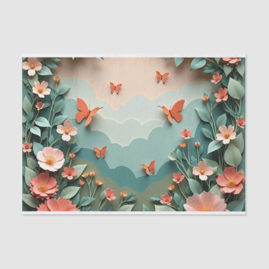 Java Joy: Caffeinated Tissue Wrap voor koffieliefh Tissuepapier (Voorkant)