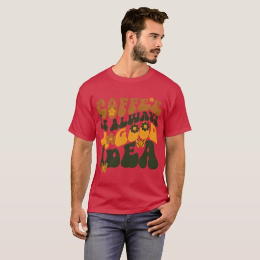 Java Joy Coffee Design Perfecte Cadeau T-shirt (Voorkant volledig)