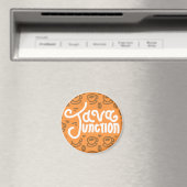 Java Junction Coffee and Bean Magnet Orange (Insitu (Vaatwasser))