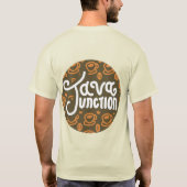 Java Junction Coffee and Bean Shirt Bruin Achterzi (Achterkant)