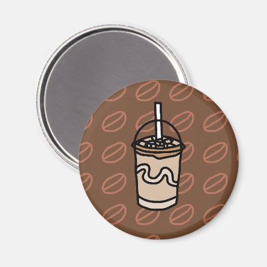 Java Junction Iced Latte Magnet (Voorkant / Achterkant)