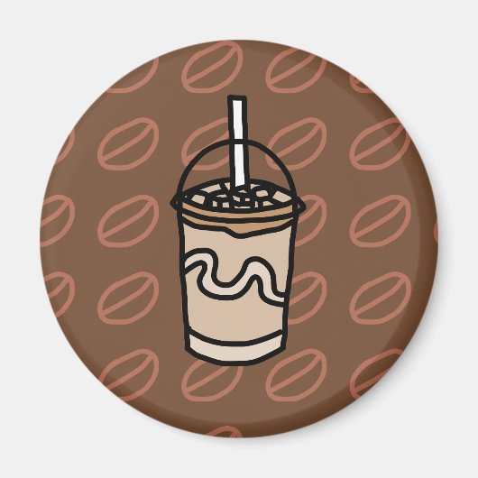 Java Junction Iced Latte Magnet (Voorkant)