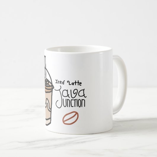 Java Junction Iced Latte Mok (Voorkant rechts)