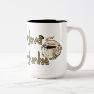 Java Junkie Coffee Lovers Mug Tweekleurige Koffiemok