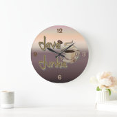Java Junkie Coffee Lovers Wall Clock Grote Klok (Huis)