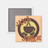 JAVA JUNKIE MAGNEET (Voorkant / Achterkant)