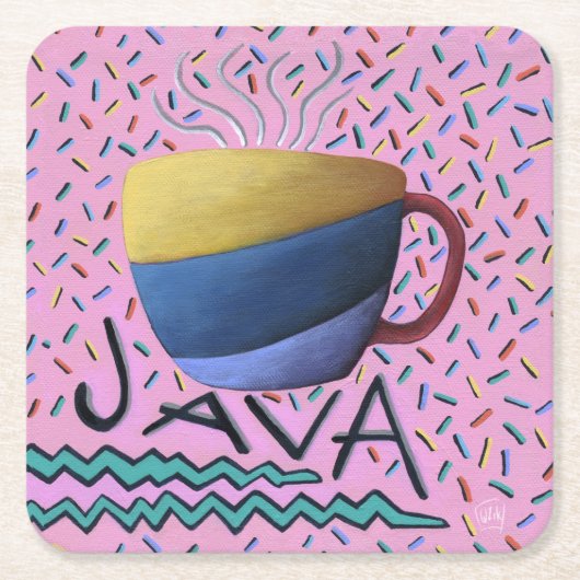 Java Koffie Onderzetters (Voorkant)