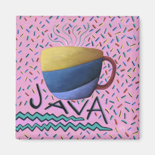 Java-koffiemagnet Magneet