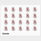 Java Leukedagstickers Ronde Sticker (Vel)