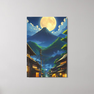 Java Maneschijn Canvas Afdruk