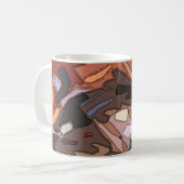 "Java"-Mok door PiCassieO Koffiemok (Voorkant links)