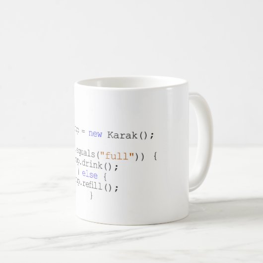 Java-Mok Koffiemok (Voorkant rechts)