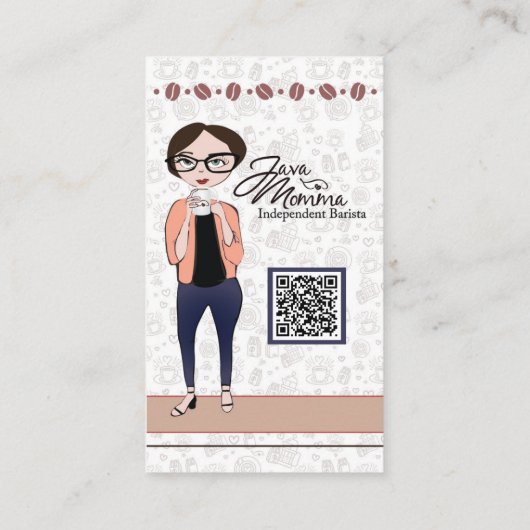 Java Momma Visitekaartje (Achterkant)