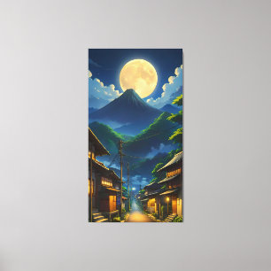 Java Moonlight Canvas Afdruk