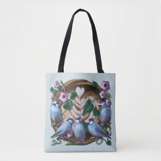 Java Munia, Java koffie Tote Bag (Voorkant)