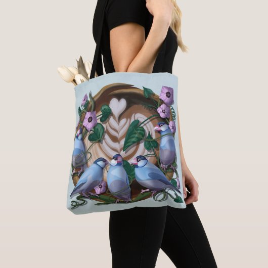 Java Munia, Java koffie Tote Bag (Dichtbij)