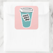 Java Nice Day Sticker (Tas)