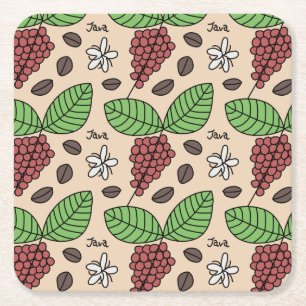 Java-Plant Kartonnen Onderzetters