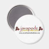Java Podz ronde magneet (Voorkant / Achterkant)