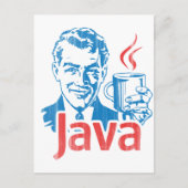Java Programmer Cadeft Briefkaart (Voorkant)