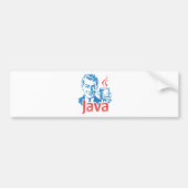 Java Programmer Cadeft Bumpersticker (Voorkant)