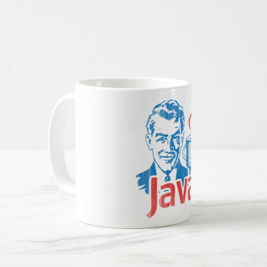 Java Programmer Cadeft Koffiemok (Voorkant links)