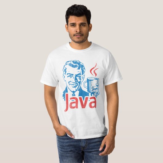 Java Programmer T-shirt (Voorkant volledig)