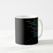 Java Programmeur Koffiecodering voor Coders Koffiemok (Voorkant rechts)