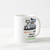 Java Script Coffee Coding Koffiemok (Voorkant rechts)