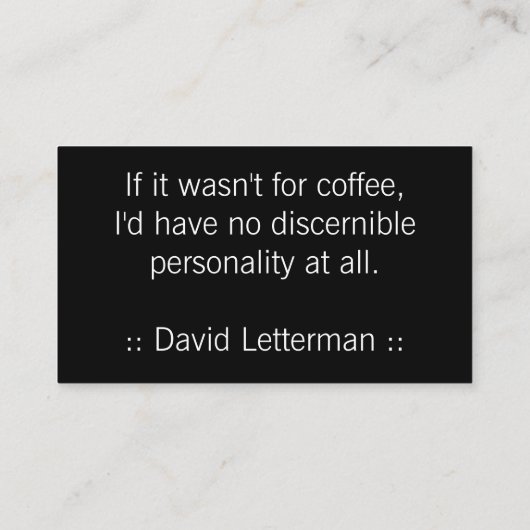 Java Shop Drink Punch Card Klantenkaartje (Achterkant)