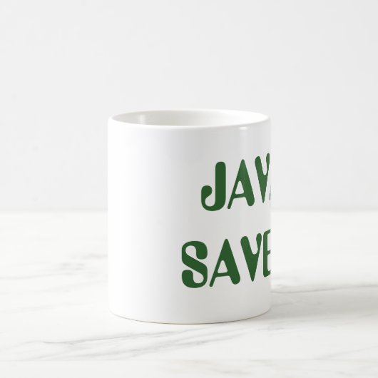 Java slaat op Zombies koffie Mok (Center)