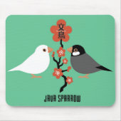 Java sparrow muismat (Voorkant)