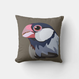 Java Sparrow—simplified Kussen
