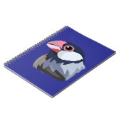 Java Sparrow—simplified  Notitieboek (Linkerzijde)