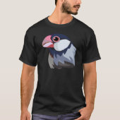 Java Sparrow—simplified  T-shirt (Voorkant)